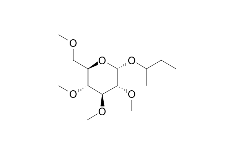 (+-)-sec-Butyl 2,3,4,6-tetra-methyl-.alpha.,D-glucopyranoside