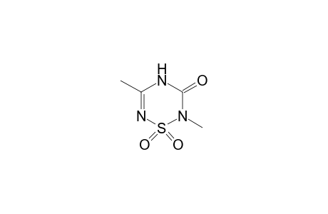 2,5-dimethyl-2H-1,2,4,6-thiatriazin-3(4H)-one, 1,1-dioxide