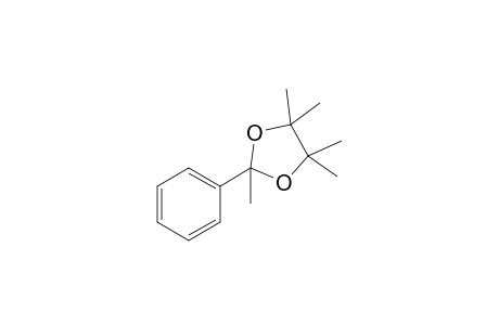 2,4,4,5,5-Pentamethyl-2-phenyl-1,3-dioxolane