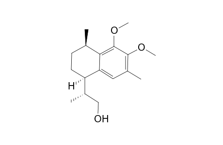 (2R)-2-[(1R,4R)-5,6-dimethoxy-4,7-dimethyl-1,2,3,4-tetrahydronaphthalen-1-yl]-1-propanol