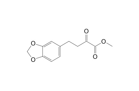 4-(1,3-benzodioxol-5-yl)-2-keto-butyric acid methyl ester