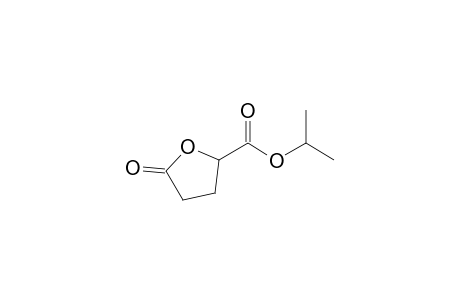 (+-)-Tetrahydro-5-oxo-2-furancarboxylic acid i-propyl ester