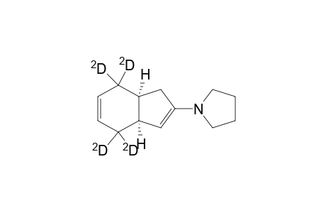 Pyrrolidine, 1-(3a,4,7,7a-tetrahydro-1H-inden-2-yl-4,4,7,7-D4)-, cis-