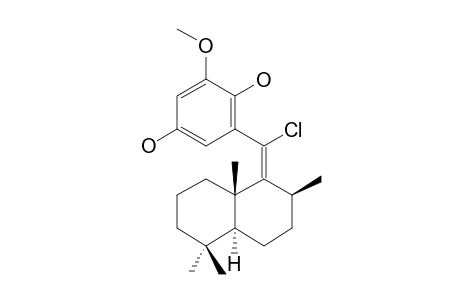 (E)-chlorodeoxyspongiaquinol