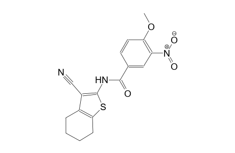 N-(3-cyano-4,5,6,7-tetrahydro-1-benzothien-2-yl)-4-methoxy-3-nitrobenzamide