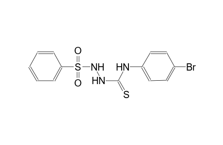 N-(4-bromophenyl)-2-(phenylsulfonyl)hydrazinecarbothioamide