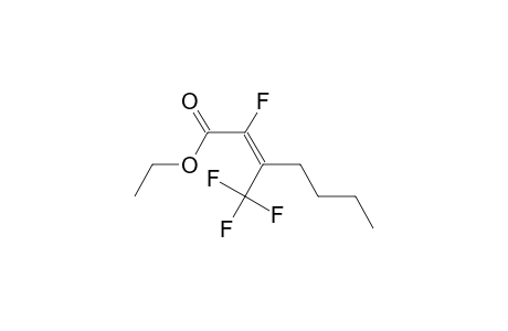 (E)-2-fluoro-3-(trifluoromethyl)-2-heptenoic acid ethyl ester