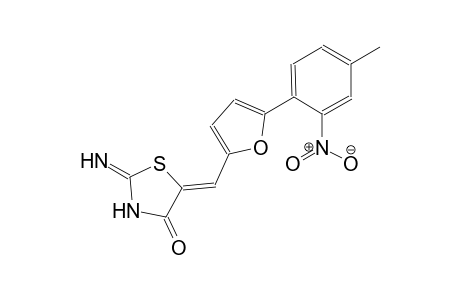 (5Z)-2-imino-5-{[5-(4-methyl-2-nitrophenyl)-2-furyl]methylene}-1,3-thiazolidin-4-one