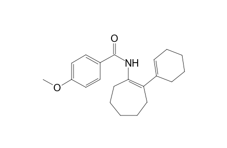 Benzamide, N-[2-(1-cyclohexen-1-yl)-1-cyclohepten-1-yl]-4-methoxy-