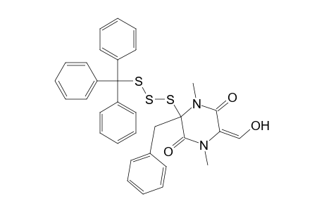 1,4-Dimethyl-3-(hydroxymethylene)-6-benzyl-6-(trityltrithio)-2,5-piperazinedione