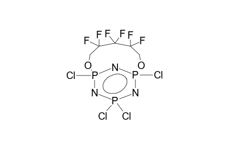 1,1,3,5-TETRACHLORO-3,5-(1',7'-DIOXA-3',3',4',4',5',5'-HEXAFLUOROHEPTAMETHYLENE)CYCLOTRIPHOSPHAZENE