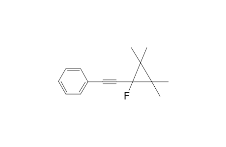 2-(1-fluoranyl-2,2,3,3-tetramethyl-cyclopropyl)ethynylbenzene