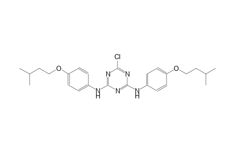 6-chloro-N~2~,N~4~-bis[4-(isopentyloxy)phenyl]-1,3,5-triazine-2,4-diamine