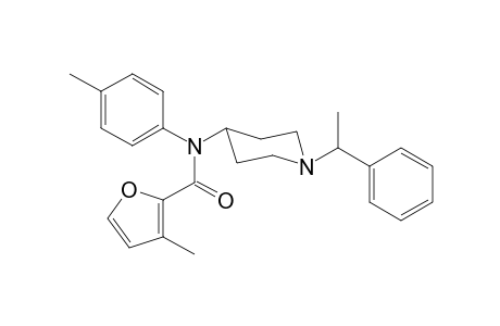 3-methyl-N-4-methylphenyl-N-[1-(1-phenylethyl)piperidin-4-yl]furan-2-carboxamide