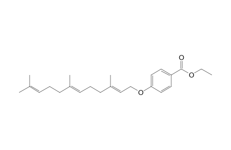 4-[(2E,6E)-3,7,11-trimethyldodeca-2,6,10-trienoxy]benzoic acid ethyl ester