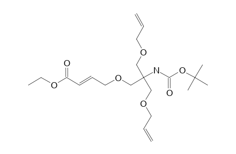 (E)-ETHYL-4-[3-(ALLYLOXY)-2-(ALLYLOXYMETHYL)-2-(TERT.-BUTOXYCARBONYLAMINO)-PROPOXY]-BUT-2-ENOATE