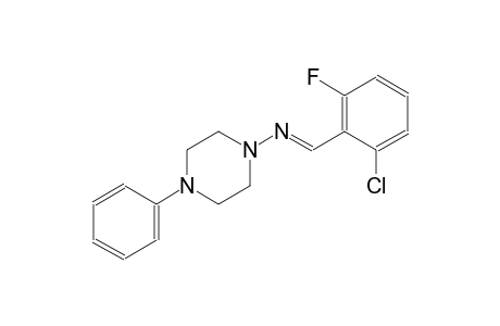 1-piperazinamine, N-[(E)-(2-chloro-6-fluorophenyl)methylidene]-4-phenyl-