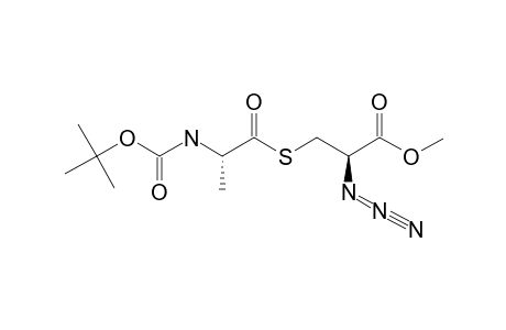 METHYL-(2R,2'S)-2-AZIDO-3-(N-BOC-ALANYLTHIO)-PROPIONATE