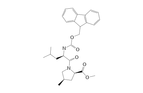(RAC)-CIS-1-FLUORENYL-9-METHOXYCARBONYL-LEUCINE-4-METHYLPYRROLIDINE-2-CARBOXYLIC-ACID-METHYLESTER