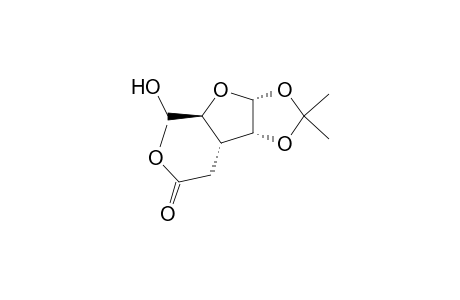 3-Deoxy-1,2-O-isopropylidene-3-C-(methoxycarbonylmethyl)-.alpha.-D-ribofuranose
