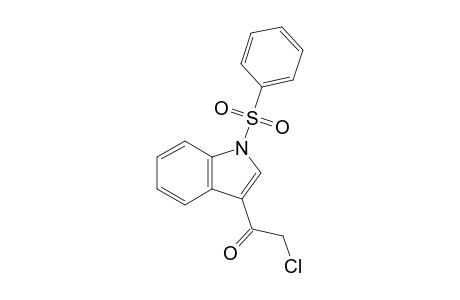 1-(1-besylindol-3-yl)-2-chloro-ethanone