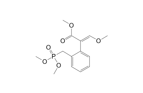 Benzeneacetic acid, 2-[(dimethoxyphosphinyl)methyl]-alpha-(methoxymethylene)-, methyl ester