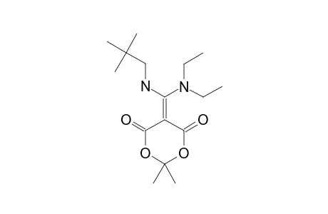 5-[(DIETHYLAMINO)-(2,2-(DIMETHYLPROPYL)-AMINO)-METHYLENE]-2,2-DIMETHYL-1,3-DIOXANE-4,6-DIONE