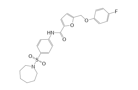 5-[(4-fluorophenoxy)methyl]-N-[4-(hexahydro-1H-azepin-1-ylsulfonyl)phenyl]-2-furamide