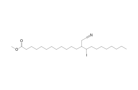 Methyl 14(13)-iodo-13(14)-cyanomethyldocosanoate