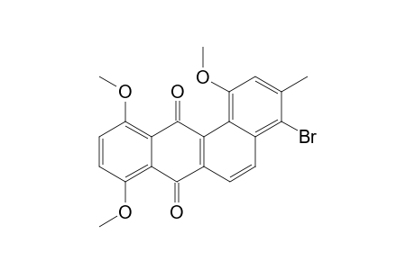 4-Bromo-1,8,11-trimethoxy-3-methylbenz[a]anthracene-7,12-dione