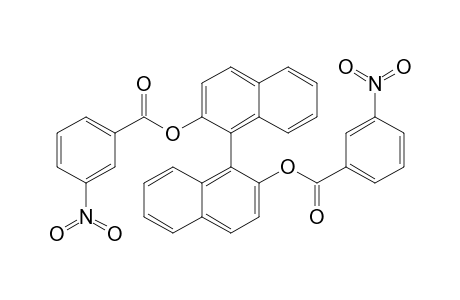 [1,1'-Binaphthalene]-2,2'-diol, bis(3-nitrobenzoate), (.+-.)-