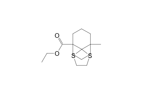 Spiro[bicyclo[3.3.1]nonane-9,2'-[1,3]dithiolane]-1-carboxylic acid, 5-methyl-, ethyl ester