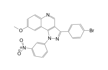 1H-pyrazolo[4,3-c]quinoline, 3-(4-bromophenyl)-8-methoxy-1-(3-nitrophenyl)-