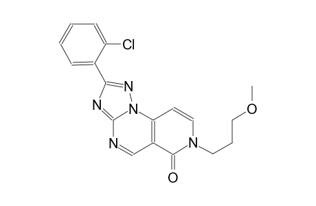 pyrido[3,4-e][1,2,4]triazolo[1,5-a]pyrimidin-6(7H)-one, 2-(2-chlorophenyl)-7-(3-methoxypropyl)-