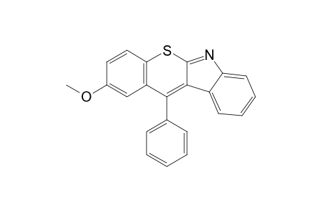 2-Methoxy-11-phenylthiochromeno[2,3-b]indole