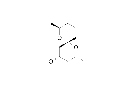 (2SR,4RS,6RS,8SR)-2,8-DIMETHYL-1,7-DIOXASPIRO-[5.5]-UNDECAN-4-OL
