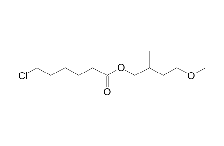 6-Chlorohexanoic acid, 4-methoxy-2-methylbutyl ester