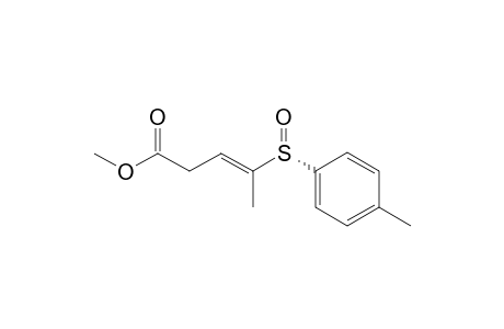 Methyl (2E,Rs)-4-(p-tolylsulfinyl)-2-pentenoate
