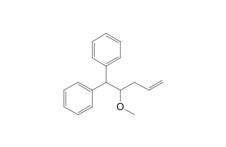 5,5-Diphenyl-4-methoxy-1-pentene