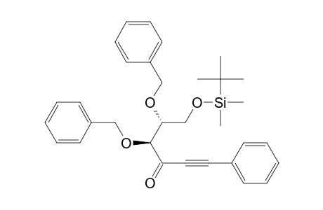 (4S,5R)-4,5-dibenzoxy-6-[tert-butyl(dimethyl)silyl]oxy-1-phenyl-hex-1-yn-3-one
