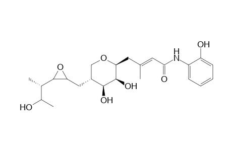 2-Butenamide, N-(2-hydroxyphenyl)-3-methyl-4-[tetrahydro-3,4-dihydroxy-5-[[3-(2-hydroxy-1-methylpropyl)oxiranyl]methyl]-2H-pyran-2-yl]-, [2S-[2.alpha.(E),3.beta.,4.beta.,5.alpha.[2R*,3R*(1R*,2R*)]]]-