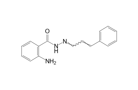 anthranilic acid, cinnamylidenehydrazide