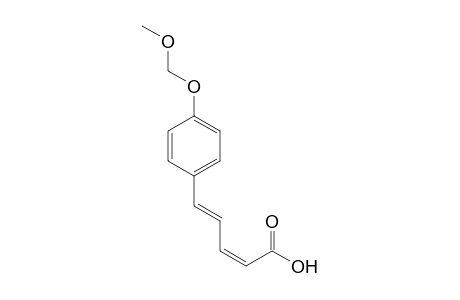 (2Z,4E)-5-[4-(Methoxymethoxy)phenyl]penta-2,4-dienoic Acid