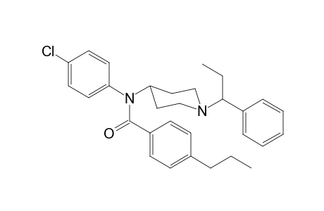 N-4-Chlorophenyl-N-[1-(1-phenylpropyl)piperidin-4-yl]-4-propylbenzamide