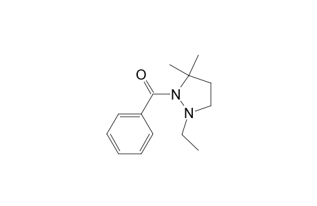 2-Benzoyl-1-ethyl-3,3-dimethylpyrazolidine