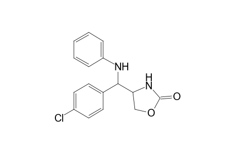 4-[(4-Chlorophenyl)(phenylamino)methyl]oxazolidin-2-one
