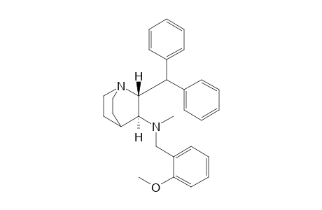 trans-2-(Diphenylmethyl)-N-[(2-methoxyphenyl)methyl]-N-methyl-1-azabicyclo[2.2.2]octan-3-amine