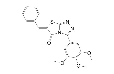 (6Z)-6-benzylidene-3-(3,4,5-trimethoxyphenyl)[1,3]thiazolo[2,3-c][1,2,4]triazol-5(6H)-one