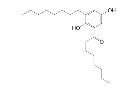 1-Octanone, 1-(2,5-dihydroxy-3-octylphenyl)-