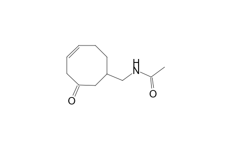 (+-)-N-[(1-Oxo-3-cycloocten-7-yl)methyl]acetamide
